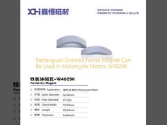 Rectangular Sintered Ferrite Magnet Can Be Used In Motorcycle Motors W4029K